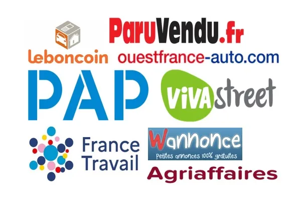 Ranskan parhaiden luokiteltujen ilmoitussivustojen logot